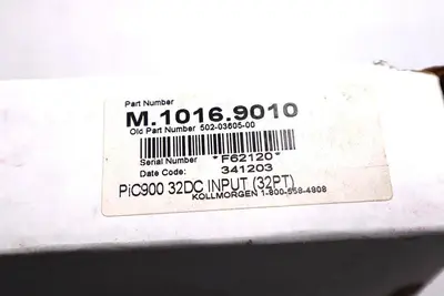 NEW IN BOX M.1016.9010 GIDDINGS LEWIS PiC900 32DC INPUT (32PT) F62120 #L-591