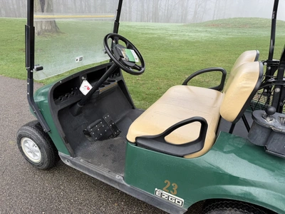 (1) 2015 E-Z-Go golf cart with a Kawasaki gas engine, does not include Club canopy, ball cover, club...