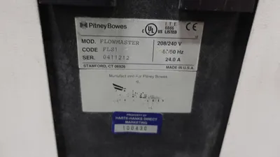 PITNEY BOWES FlowMaster 12000 Inserters Mailing and Inserting Equipment | Machinery Solutions Group, Inc. (6)