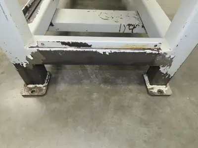 5/8" Steel Top Machine Base Welding Table Work Bench 51-3/4 x 22-1/2" Top 30" H