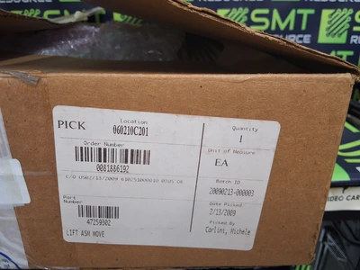 UNIVERSAL INSTRUMENTS 47259302 LIFT ASSEMBLY MOVE 47260701 REV. D