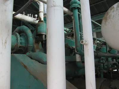 Used Cooper Bessemer GMVA8 Qty 2 002 Lubricated Reciprocating Air Compressors Oklahoma US | Borderless Services #1378244
