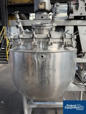 USED JC Pardo 100 Gal JC Pardo Triple Motion Kettle, S/S, 15/40#