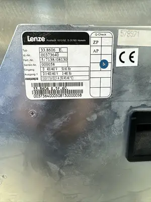 LENZE 33.8606_E 338606_E 33.8606E.5F.60 Refurbished (bin 2.4.3)