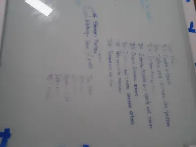 70" X 48" White Board