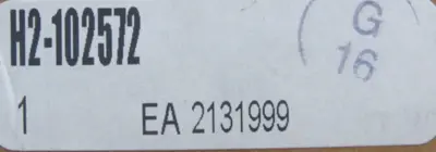 NEW GO REGULATOR H2-102572 REGULATOR 100 PSI EA-2131999 H2102572
