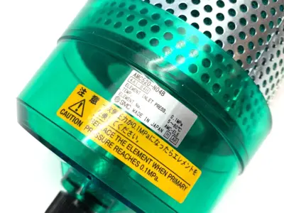 USED SMC EXHAUST CLEANER COMPRESSED AIR MUFFLER 1/2" NPT