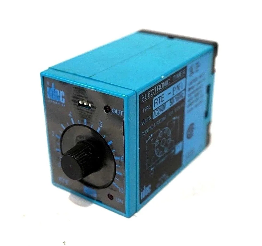 USED IDEC RTE-PN1 ELECTRONIC TIMER AC240V 50/60HZ RTEPN1
