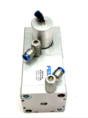 Used FESTO COMPACT CYLINDER 63MM BORE 40MM STROKE 548211 Pneumatic Cylinders | Maverick Industrial Sales #1104108