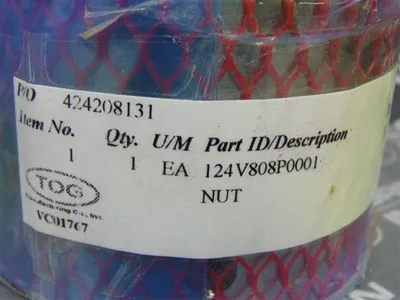 TOG 124V808P0001 Turbine Nut VC01767 New NIB