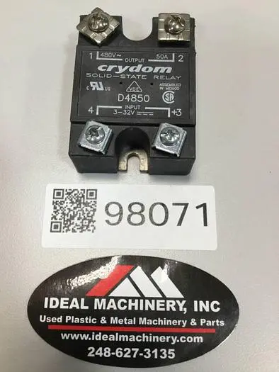 Used CRYDOM D4850 Relays & Switches Michigan US | Ideal Machinery #602970