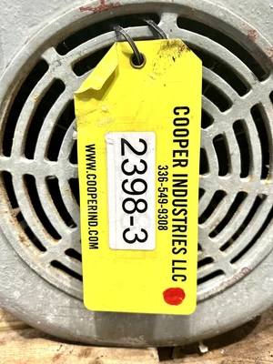 Used _UNKNOWN_ 5VC 326TTFS6526DU A.C. Motors West Virginia US | Cooper Industries #1409660