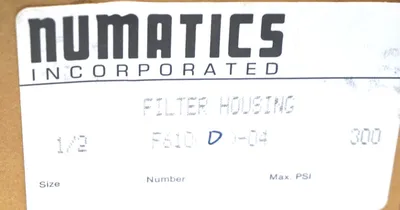 NEW NUMATICS F610-D-04 AIR FILTER F610D04