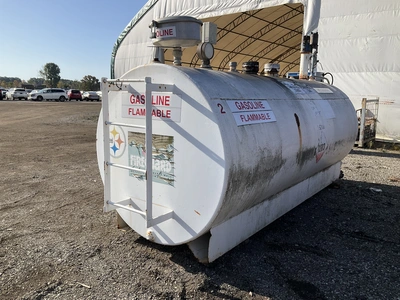 Used FIREGUARD 1000 GALLON GAS TANK Stationary Fuel Tanks Michigan US | Miedema Asset Management Group #1579229