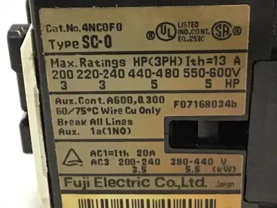 USED FUJI ELECTRIC SC-0 4NC0F0