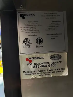167-0563 MicroMatic Pro-Line 4 Tap Self Contained Dual Temp Wine Beer Cooler