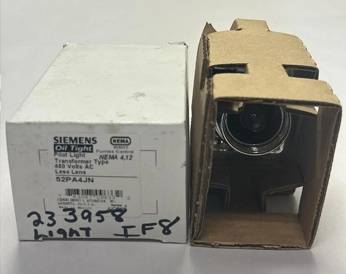 Used SIEMENS 52PA4JN Miscellaneous Equipment (Electrical & Power) | Surplus Asset Holdings #1198949