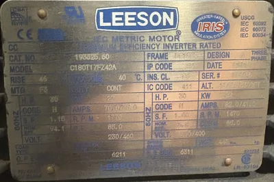 LESSON C180117FZ42A Motors | ESS Industrial Equipment Sales (2)