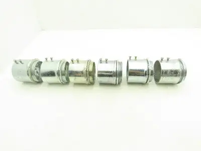 Thomas & Betts EMT Connector Fitting 3" Steel Set Screw Steel City Lot of 6