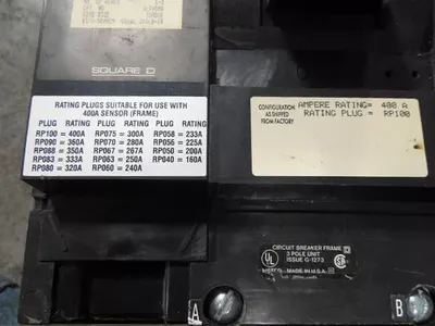 Square D ME36400LI I-Line Electronic Trip Circuit Breaker 400 Amp Sensor Used
