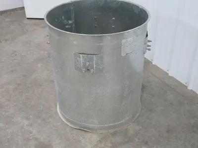Metal Fab 20PICVTA-440 Steel Galvanized Single Wall Chimney Pipe Duct 24" x 28"