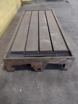 96" X 42" T-SLOTTED PLATE / LAYOUT TABLE : STOCK 17378