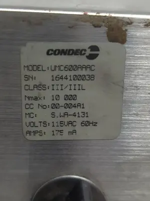 Used CONDEC UMC602AAAC Indicators | Surplus Asset Holdings #1227184