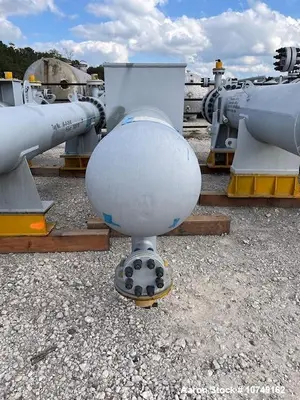 Used Wuxi Chemical Equipment 333 Sq Ft Shell & Tube Heat Exchanger, Duplex 2205, 2023