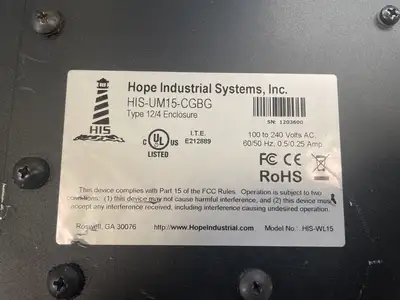 USED Hope Industrial Hope Industrial HIS-WL15