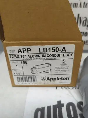 New | in-Stock APPLETON ELECTRIC LB150-A Miscellaneous Equipment (Electrical & Power) | Surplus Asset Holdings #1201014