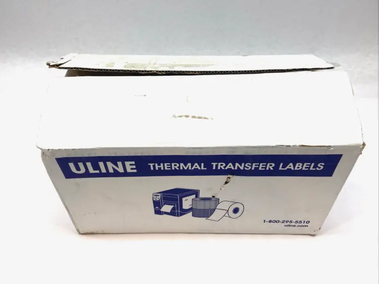 New | in-Stock U-LINE THERMAL TRANSFER LABELS 4" X 1" GREEN BARCODE ROLL Blank Label Michigan US | Maverick Industrial Sales #1090263