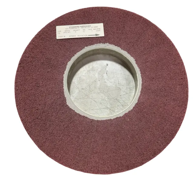 Standard Abrasives 12" x 1" x 5" Buff & Blend HS Flap Brush VFN AO