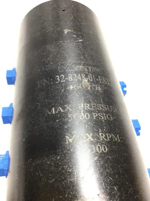 Vektek 32-8248-01-ES12 Rotating Union Max Pressure 5000 PSIG Max RPM 300