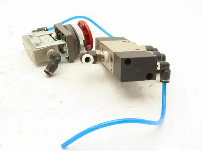 CKD 4KA321 Solenoid Valve 0-0.7 MPA With Pushbutton Valve