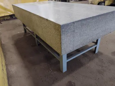 8' X 4' X 14" CHALLENGE PRECISION LAYOUT INSPECTION GRANITE TABLE: STOCK #23786