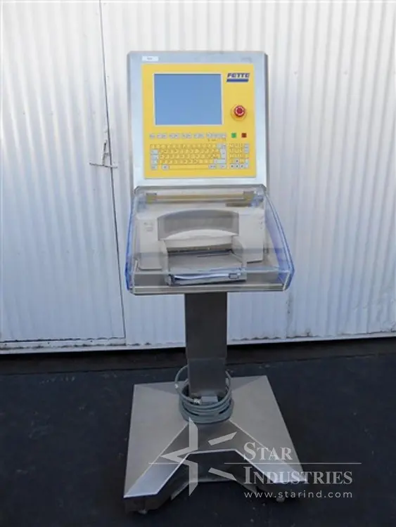 Used 2001 FETTE 3200 Automation Control (HMI) California US | Star Industries #1256244