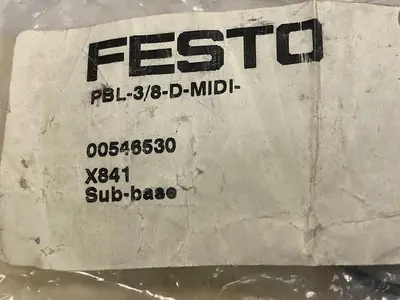 Used FESTO PBL-3/8-D-MIDI-L-NPT 546530 Misc Electrical & Power Parts Ohio US | Surplus Asset Holdings #1240897