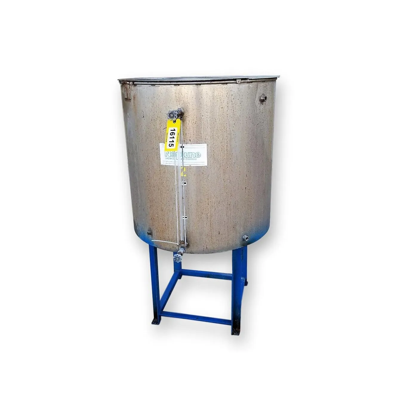 Used Stainless Steel Liquid Tank - 140 Gallon