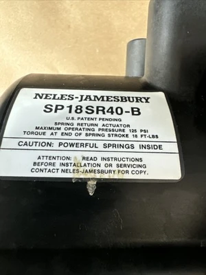 NEW Neles Jamesbury SP18SR40-B
