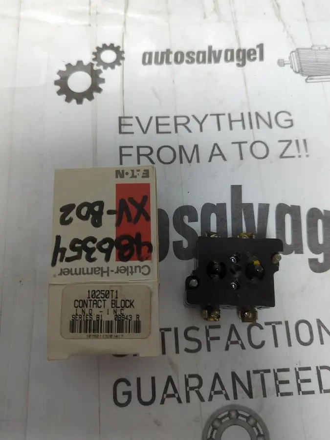New | in-Stock CUTLER-HAMMER 10250T1 Miscellaneous Equipment (Electrical & Power) Ohio US | Surplus Asset Holdings #1208991