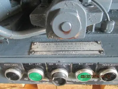 42" Lucas precision motorized rotary table with CNC connectors