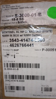 USED SENTINEL S-3000-01-B  XL