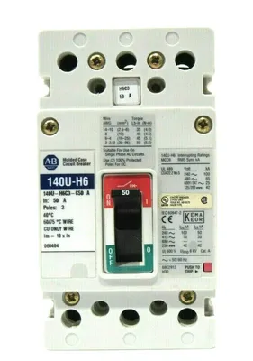 NEW ALLEN BRADLEY 140U-H6C3-C50 CIRCUIT BREAKER 140UH6C3C50