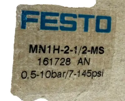 NEW FESTO MN1H-2-1/2-MS SOLENOID VALVE MN1H212MS