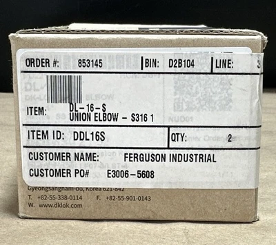 NEW DK-Lok DL-16-S