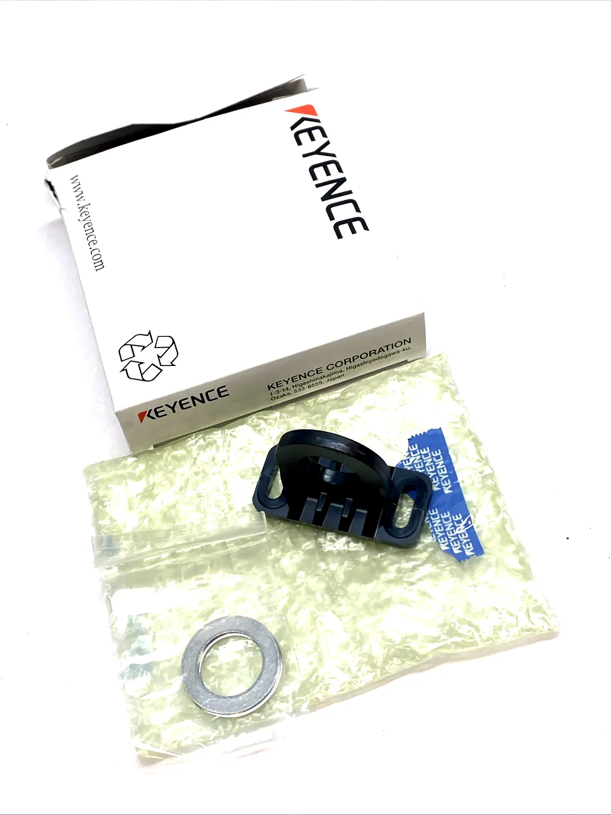 USED KEYENCE ULTRASONIC SENSOR STANDARD MOUNTING BRACKET