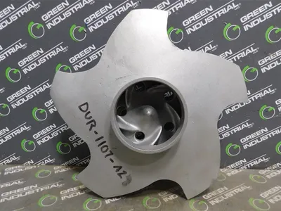 Flowserve 366649AA-CD4M Impeller 5 Vane 10 in OD 4 in W 3.125 in Outlet Dia Used