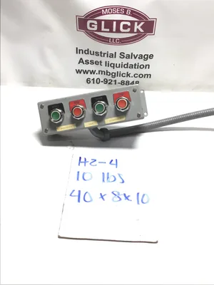 Self Locking Momentary Push Button Switch Station