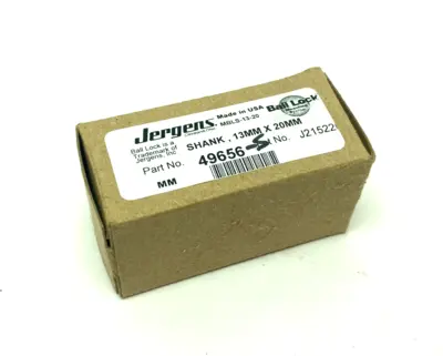USED JERGENS BALL LOCK FAST-ACTING SHANK 13MM X 20MM