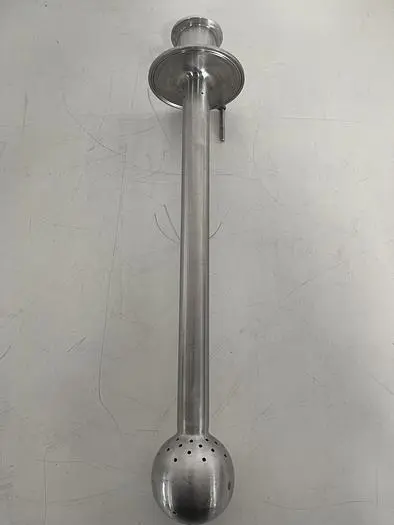 Used STAINLESS STEEL 17" SPRAY BALL W/ 1 1/2" SANITARY FITTING Stainless Steel Tanks | Equipment Lab #486069